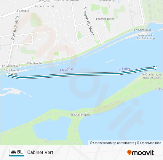BL Ferry Line Map