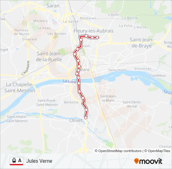 A Light Rail Line Map
