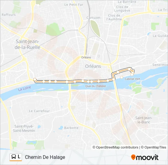 L Bus Line Map