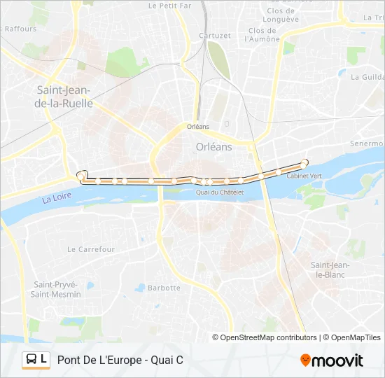 L Bus Line Map