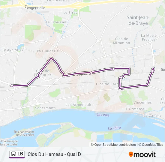 LB Bus Line Map