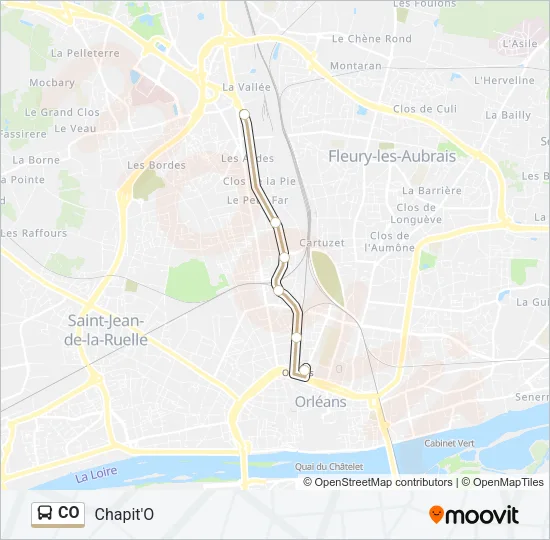 CO Bus Line Map