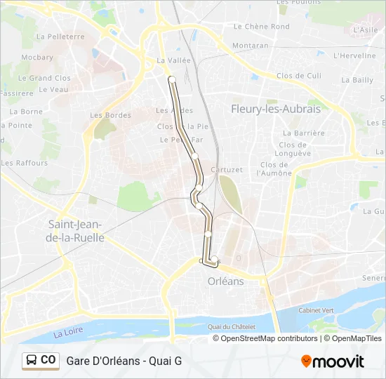 CO Bus Line Map