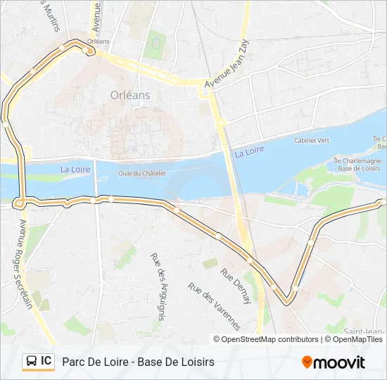 IC Bus Line Map