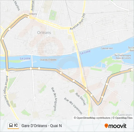 IC Bus Line Map