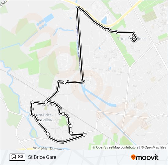 S3 Bus Line Map