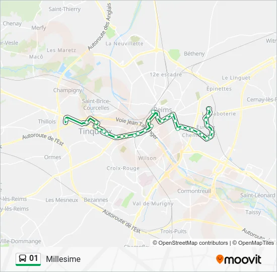 01 Bus Line Map