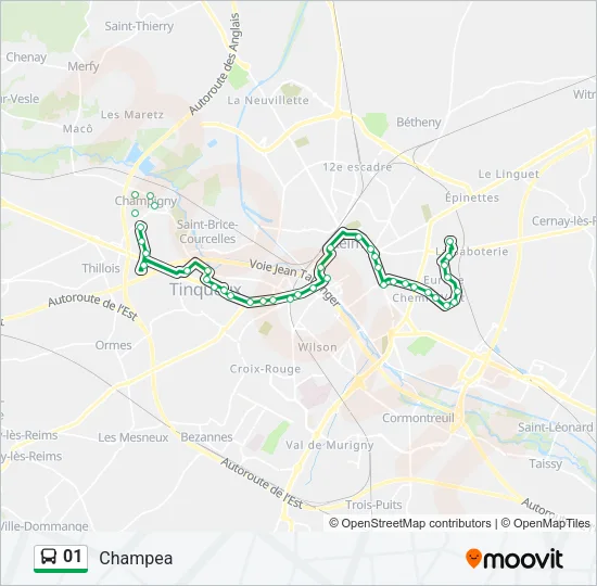 01 Bus Line Map