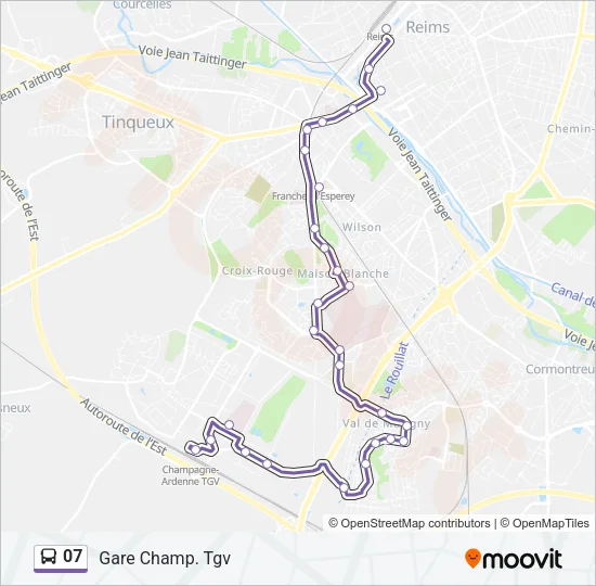 07 Bus Line Map