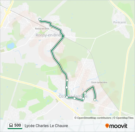 500  Line Map