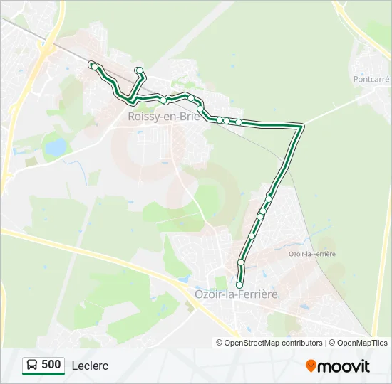 500  Line Map