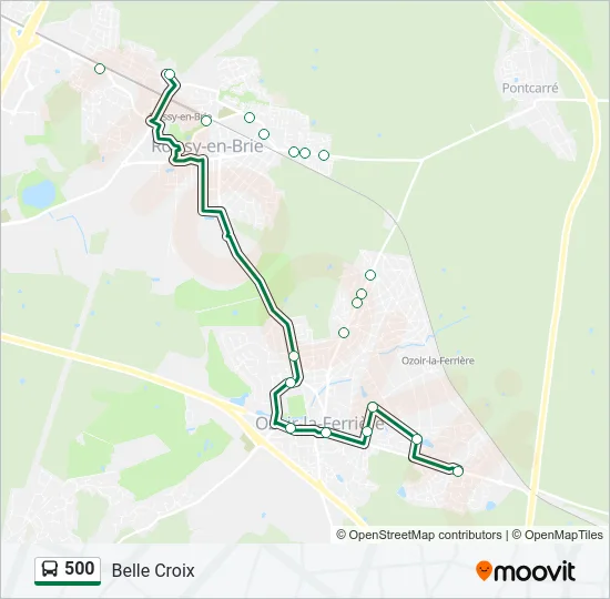 500  Line Map