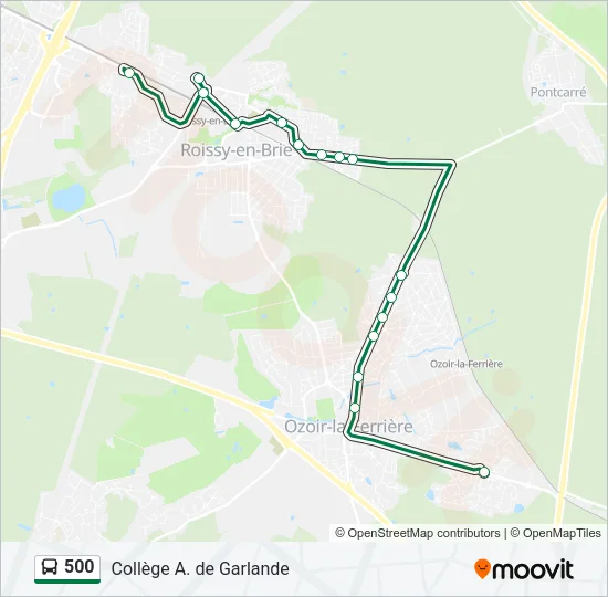 500  Line Map