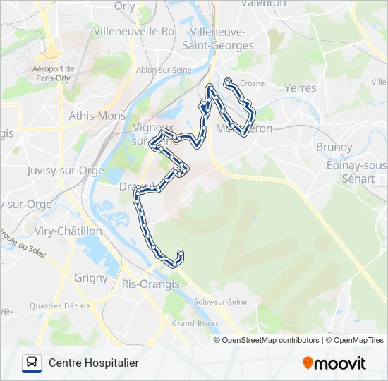 INTERVALS Bus Line Map