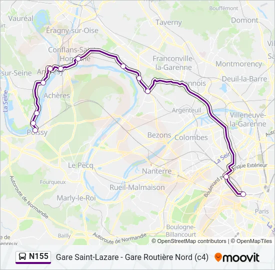 N155  Line Map