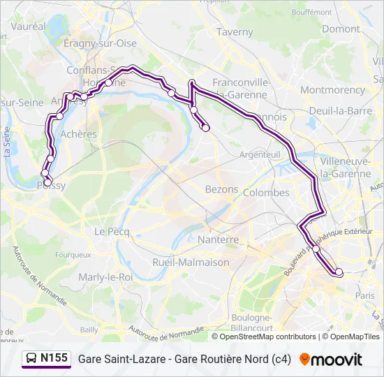 N155  Line Map