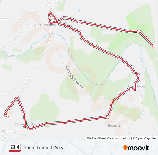 4 Bus Line Map
