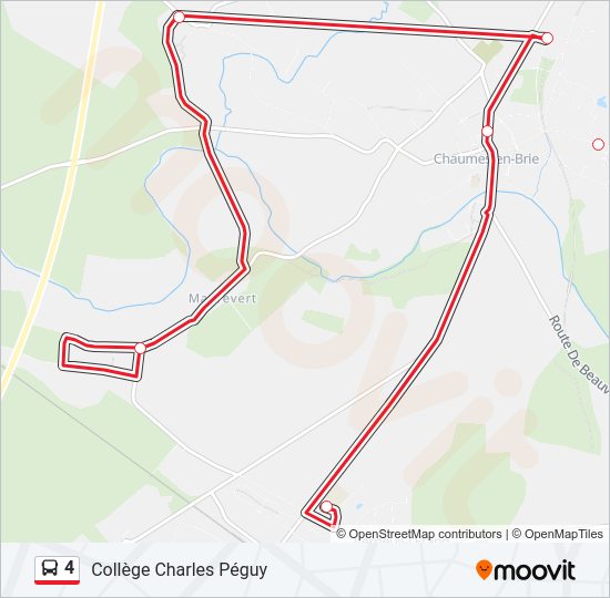 4 Bus Line Map
