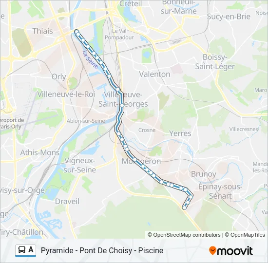 A Bus Line Map