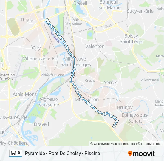 A Bus Line Map