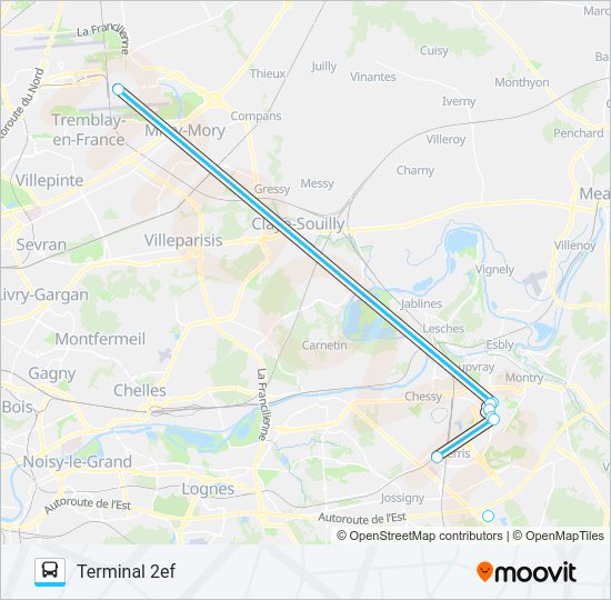 SELECTED Bus Line Map