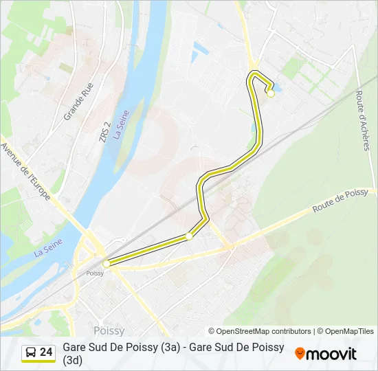 24 Bus Line Map
