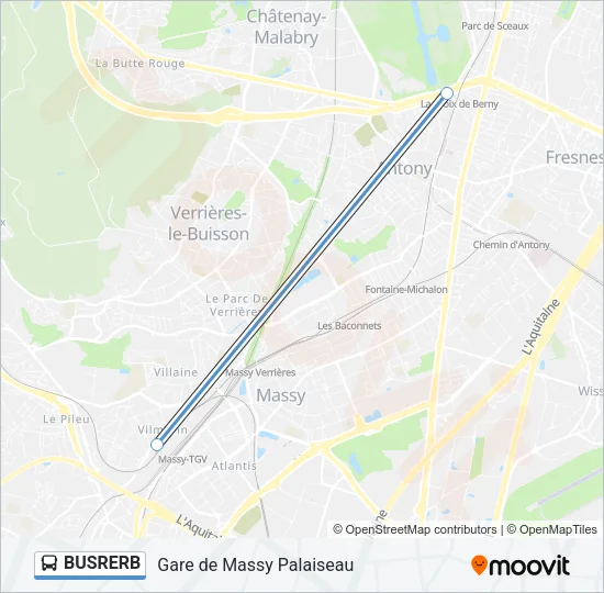 BUSRERB Bus Line Map
