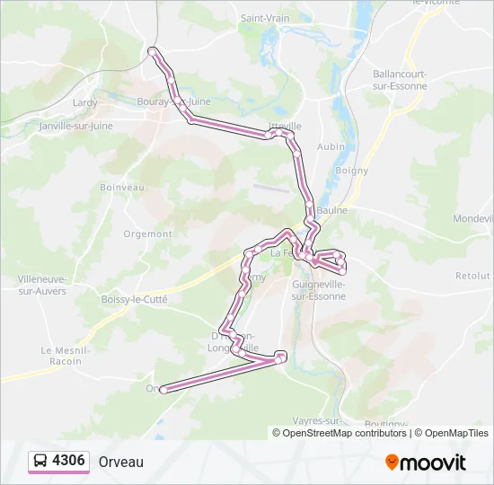 4306 Bus Line Map