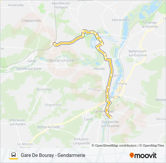 TÀD 4305 Bus Line Map