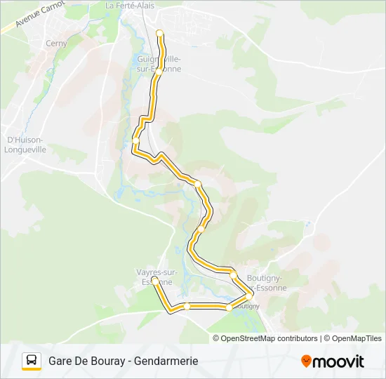 TÀD 4305 Bus Line Map