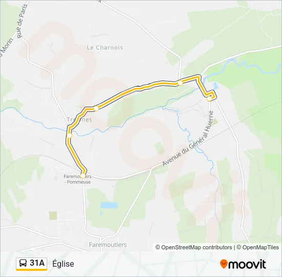 31A Bus Line Map