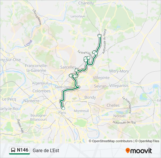 N146  Line Map