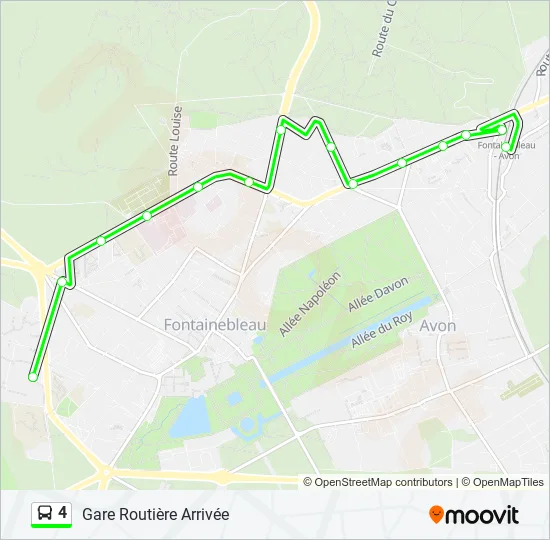 4 Bus Line Map