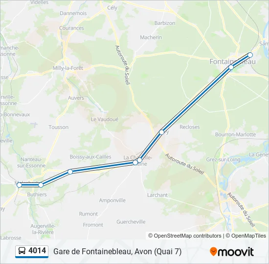 4014 Bus Line Map