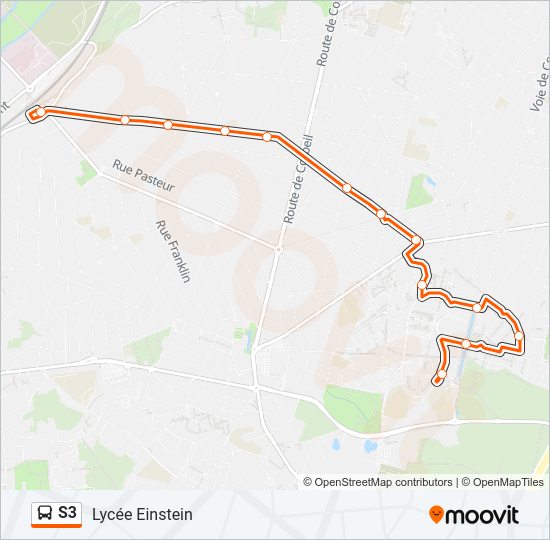 S3 Bus Line Map