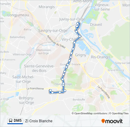 DM5 Bus Line Map