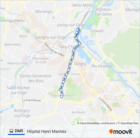 DM5 Bus Line Map