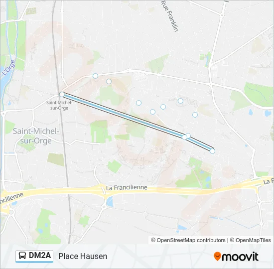 DM2A Bus Line Map