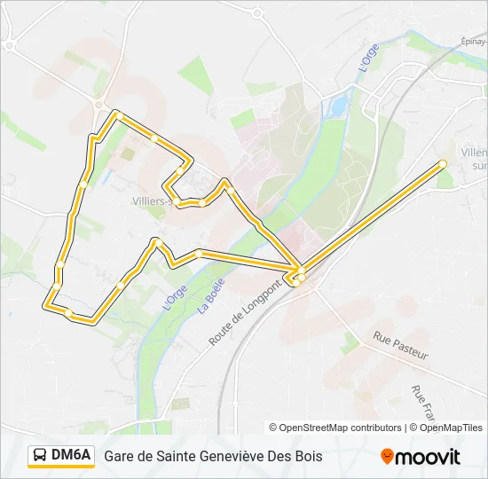 DM6A Bus Line Map