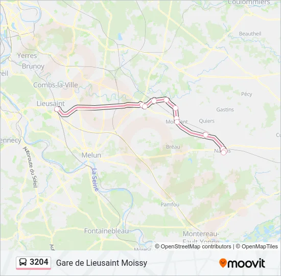 3204 Bus Line Map