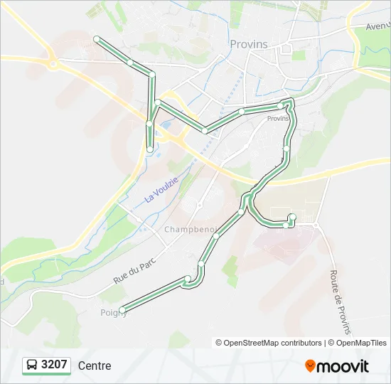 3207 Bus Line Map