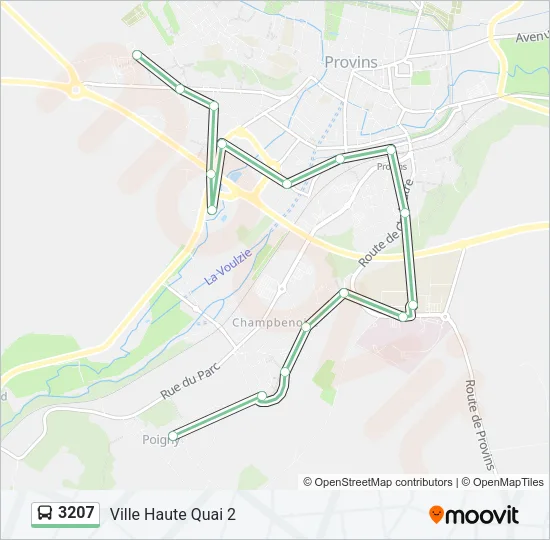 3207 Bus Line Map