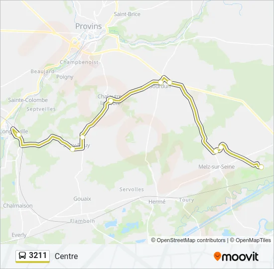 3211 Bus Line Map