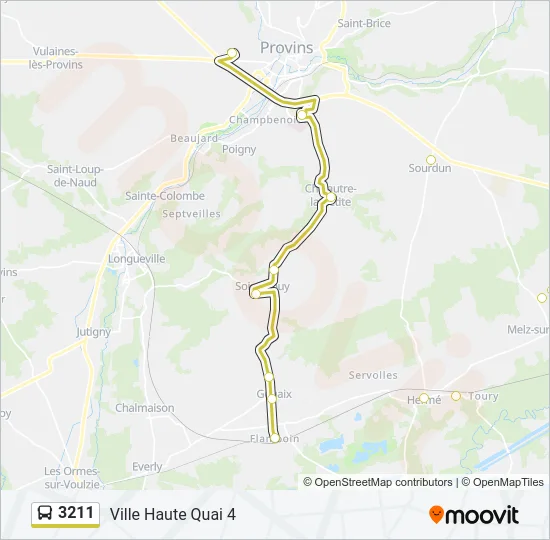 3211 Bus Line Map
