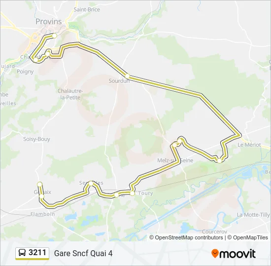 3211 Bus Line Map