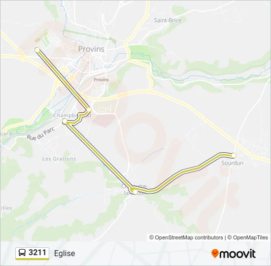 3211 Bus Line Map