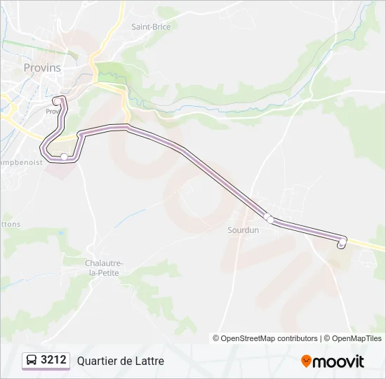 3212 Bus Line Map