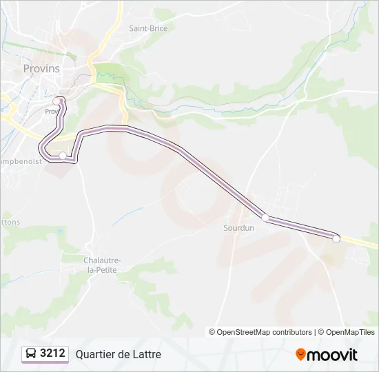 3212 Bus Line Map