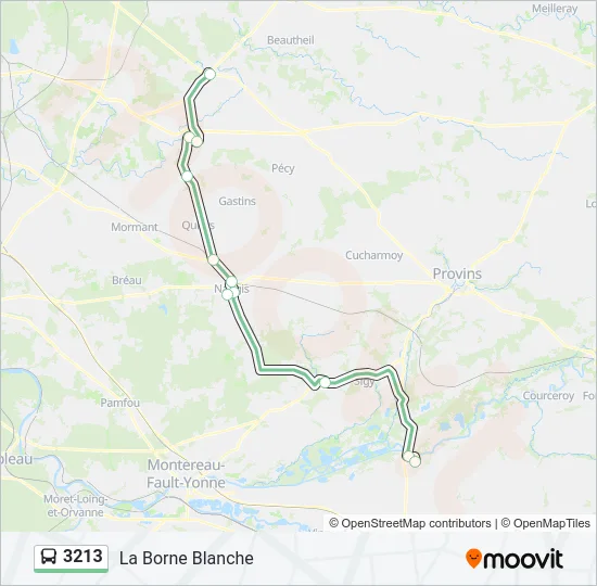 3213 Bus Line Map