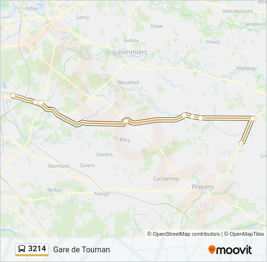 3214 Bus Line Map
